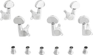 Guitar Tuning Machines Pasadena GT05S 3L+3R Chrome Guitar Tuning Machines