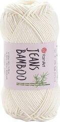 Strickgarn Yarn Art Jeans Bamboo 102 Off White Strickgarn