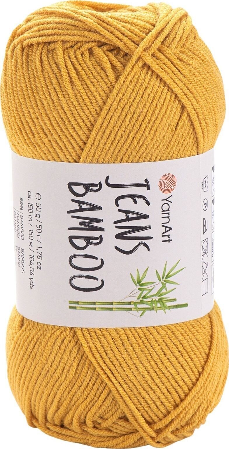 Strickgarn Yarn Art Jeans Bamboo 107 Dark Yellow Strickgarn