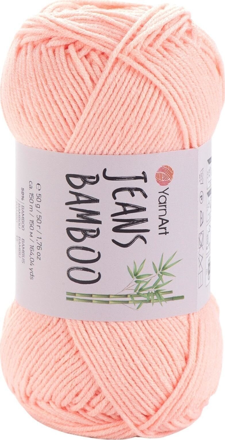 Fire de tricotat Yarn Art Jeans Bamboo 111 Pinkish Orange Fire de tricotat