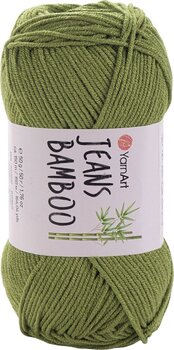 Pletací příze Yarn Art Jeans Bamboo 137 Green Pletací příze - 1
