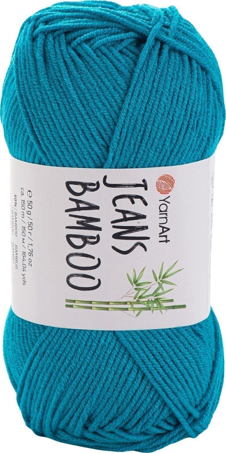 Fire de tricotat Yarn Art Jeans Bamboo 140 Turquoise Fire de tricotat