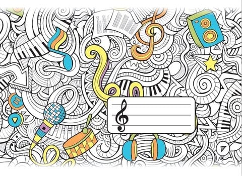 Noderhæfte Daffer A5 Music Notebook Noderhæfte - 1