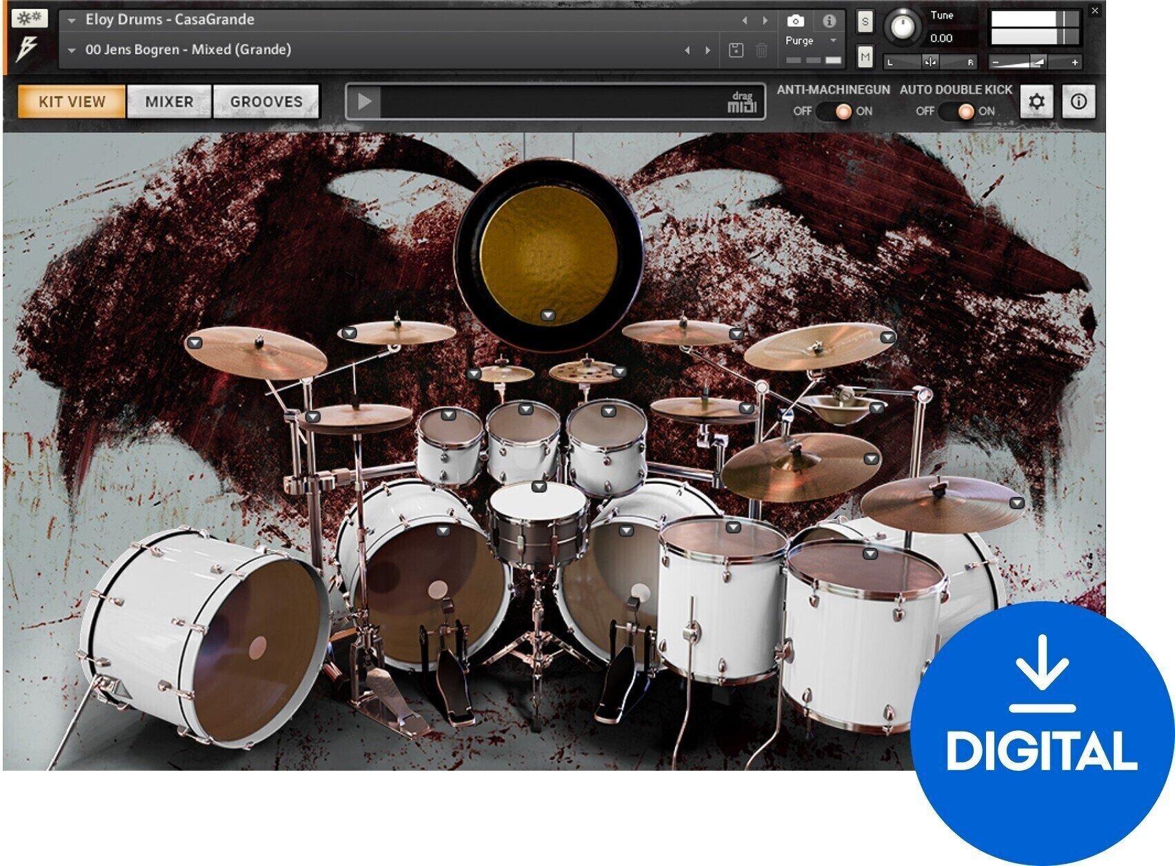 VST Instrument Bogren Digital Eloy Drums (Digital product)