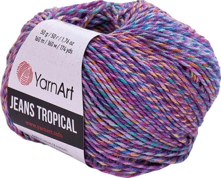 Pređa za pletenje Yarn Art Jeans Tropical 622 Multi Pređa za pletenje