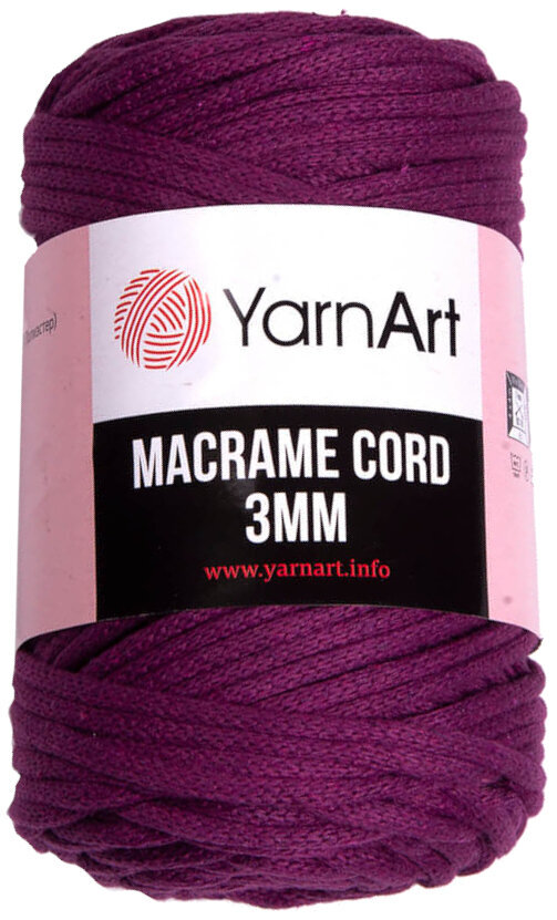 Konac Yarn Art Macrame Cord 3 mm 85 m 777 Magenta Konac