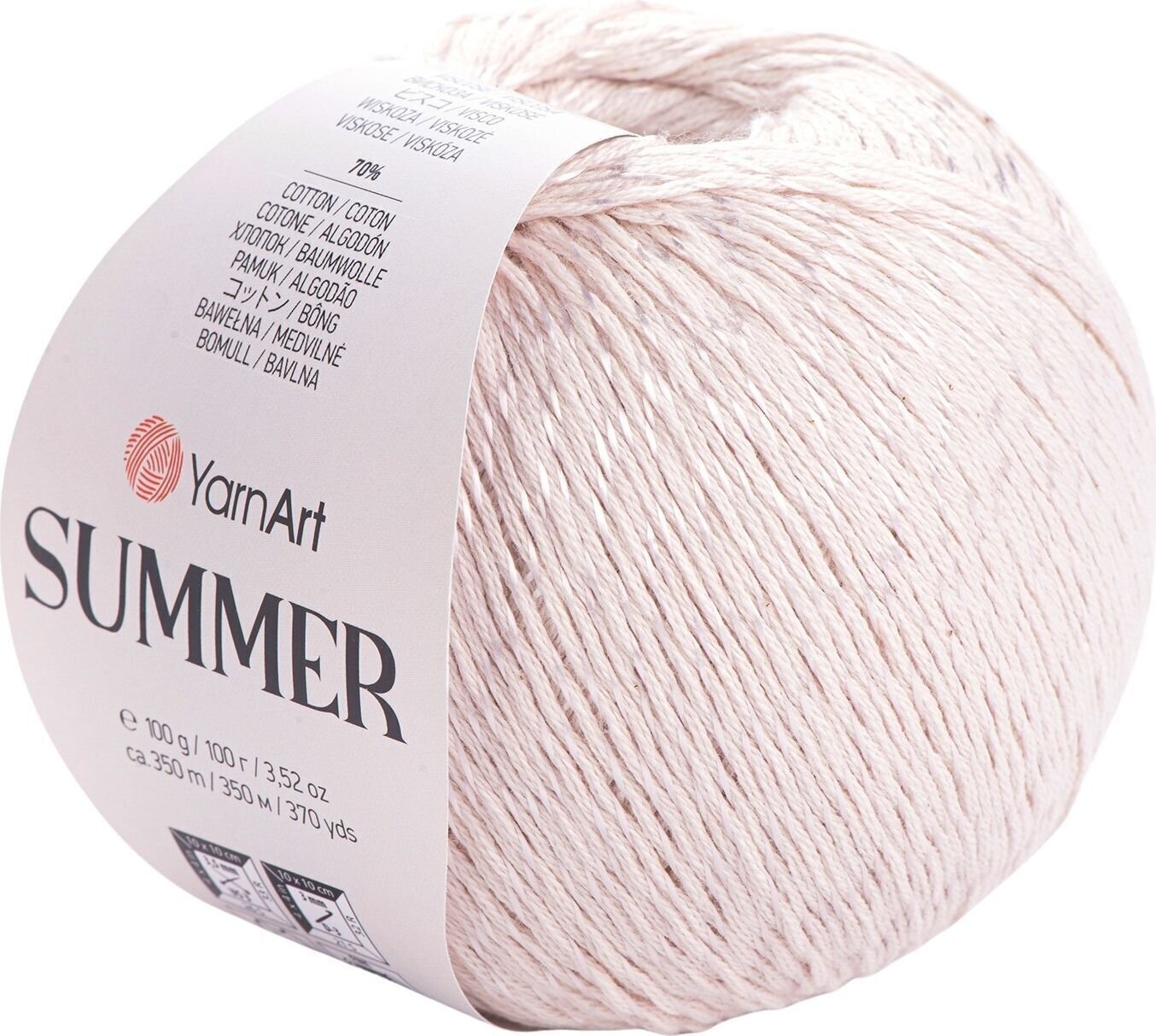 Pletací příze Yarn Art Summer 7 Light Beige Pletací příze