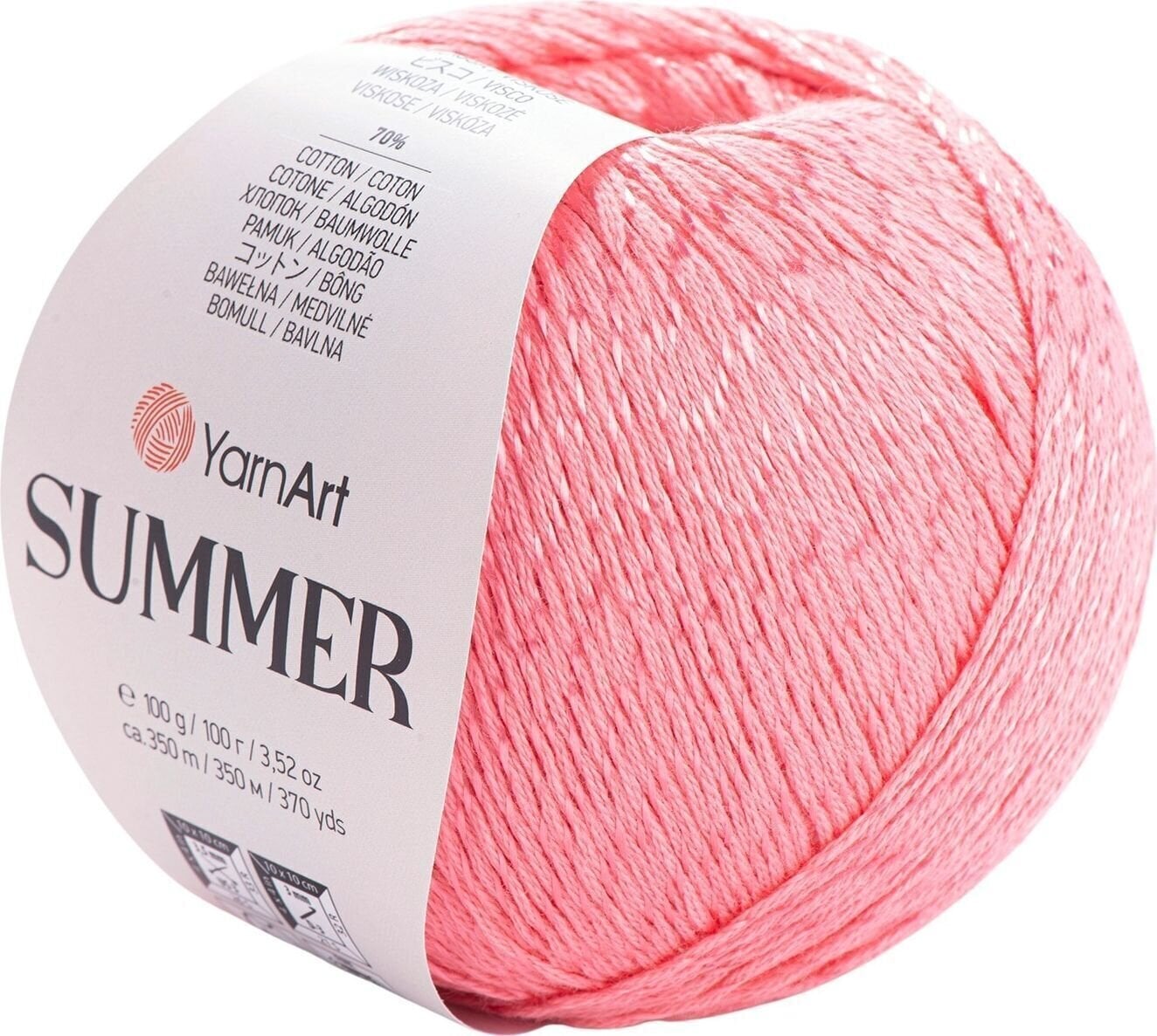 Strickgarn Yarn Art Summer 10 Light Red Strickgarn