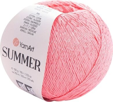 Strickgarn Yarn Art Summer 10 Light Red Strickgarn - 1