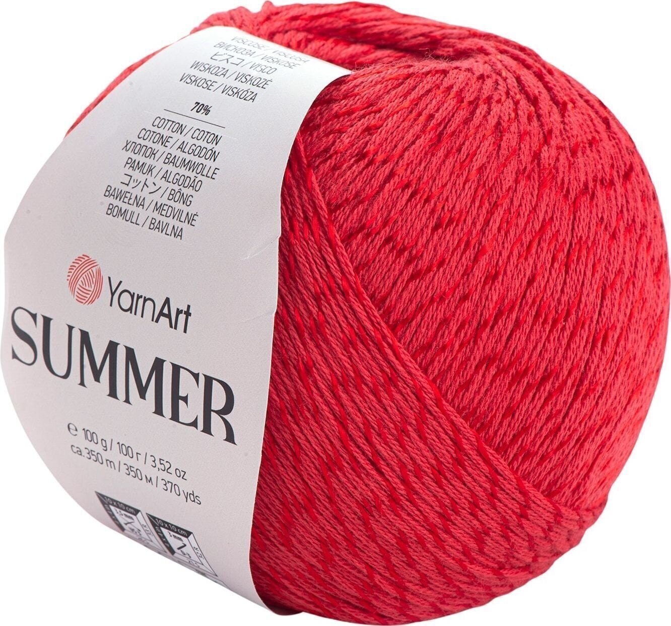 Strickgarn Yarn Art Summer 16 Red Strickgarn
