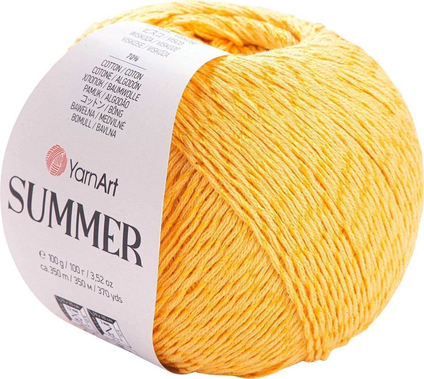 Fire de tricotat Yarn Art Summer 23 Yellow Fire de tricotat