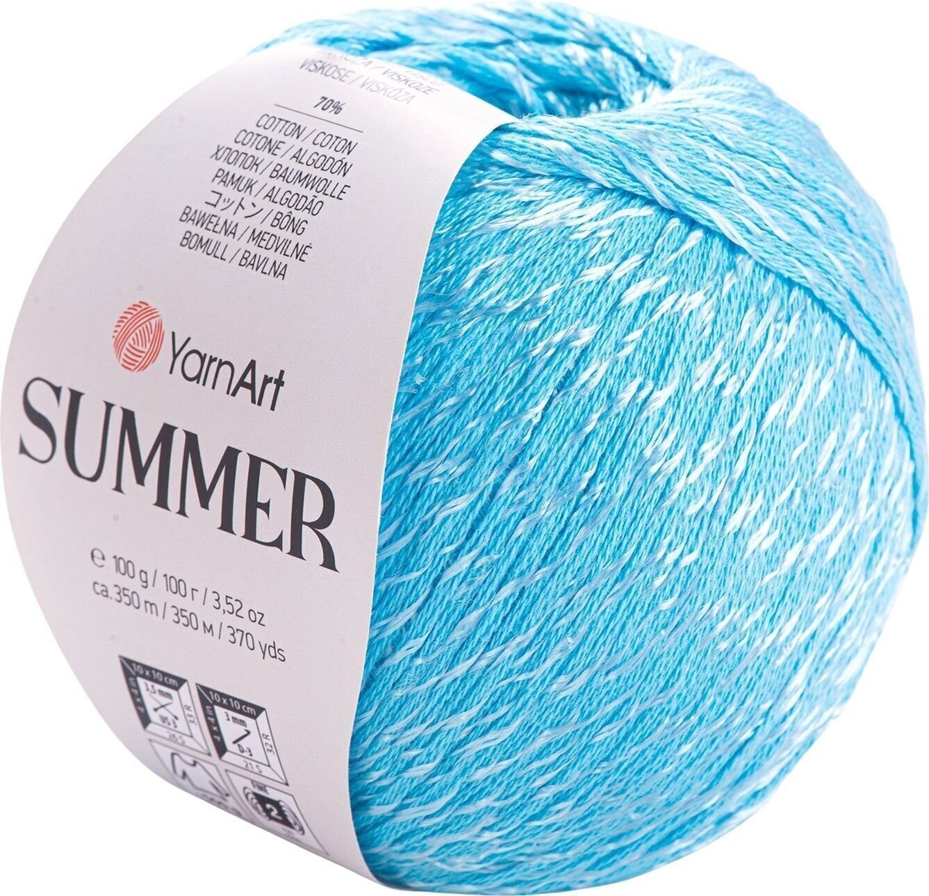 Przędza dziewiarska Yarn Art Summer 33 Turquoise Przędza dziewiarska
