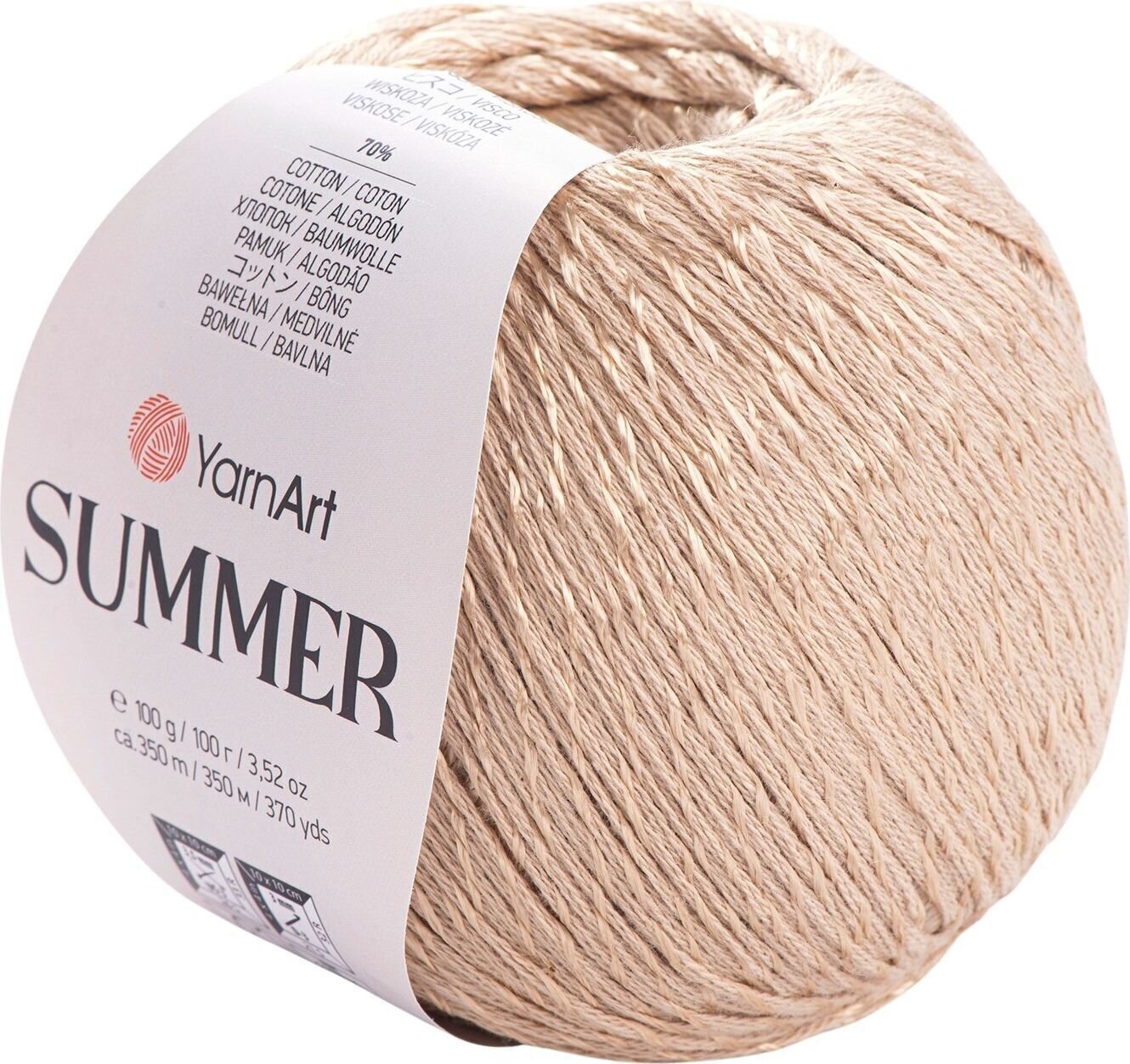 Pletacia priadza Yarn Art Summer 42 Beige Pletacia priadza