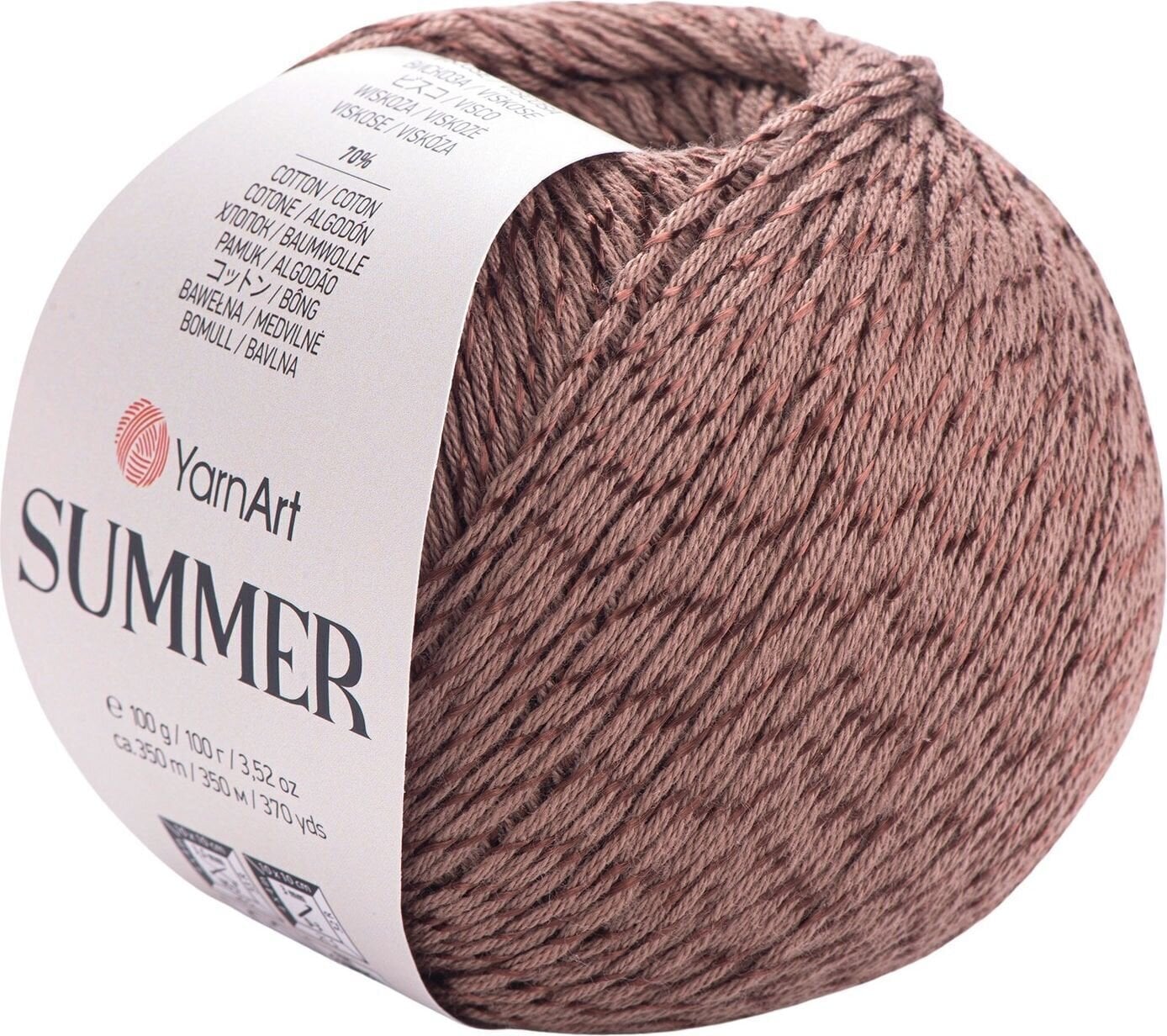 Knitting Yarn Yarn Art Summer 49 Brown Knitting Yarn