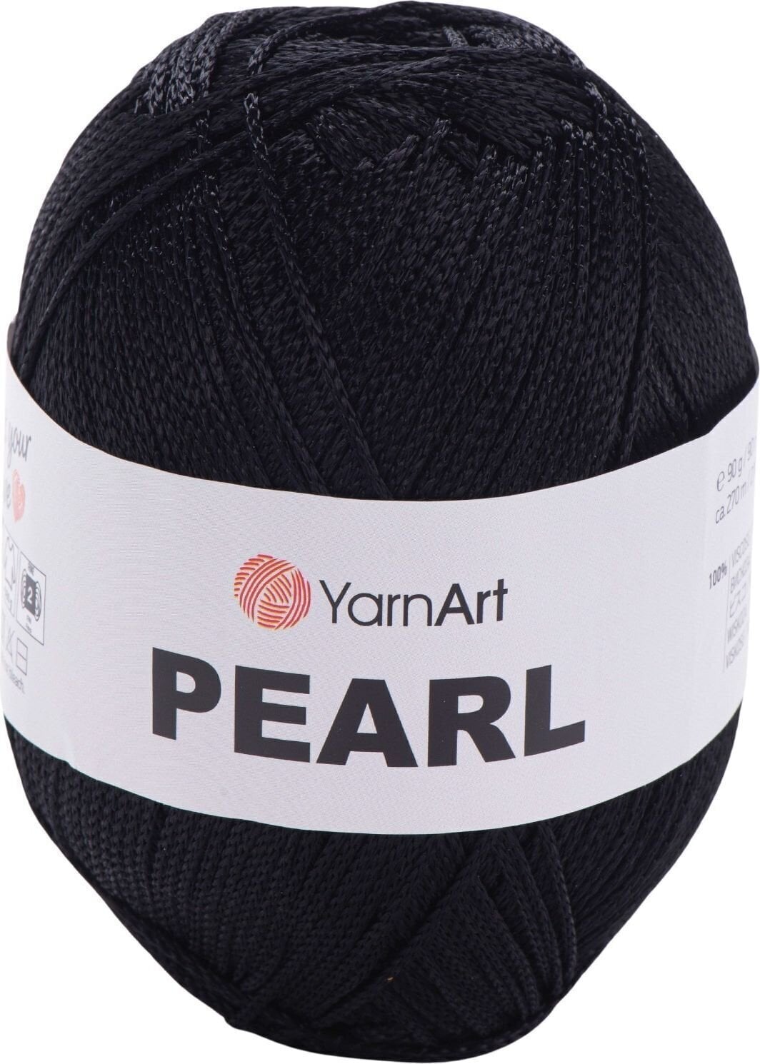 Breigaren Yarn Art Pearl 107 Black Breigaren