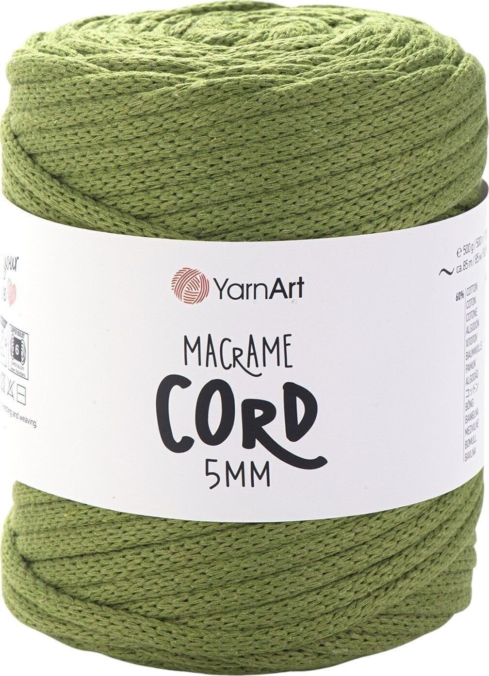 Cordão Yarn Art Macrame Cord 5 mm 85 m 787 Cordão