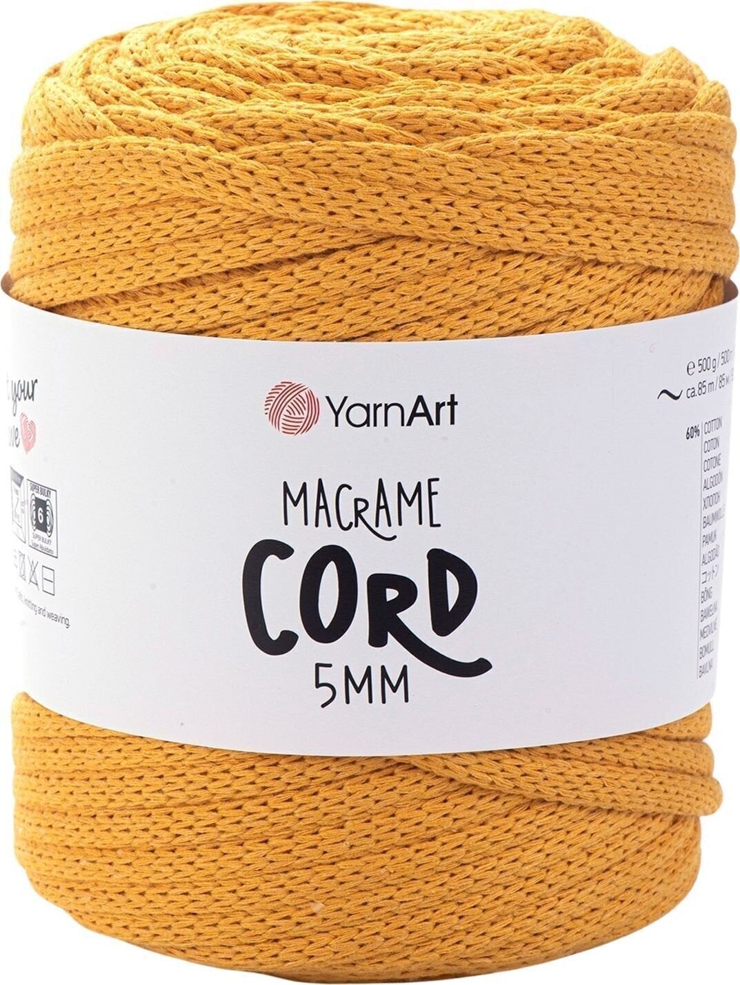 Cordon Yarn Art Macrame Cord 5mm 5 mm 85 m 796 Cordon