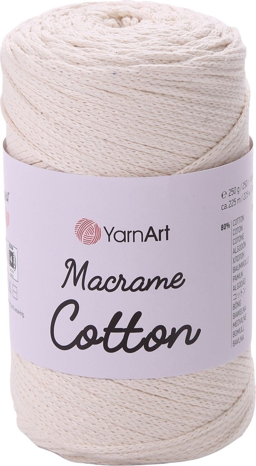 Cable Yarn Art Macrame Cotton 2 mm 225 m 752 Cable