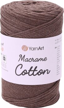 Cord Yarn Art Macrame Cotton 2 mm 225 m 769 Eggplant Cord - 1