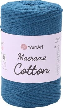 Corda  Yarn Art Macrame Cotton 2 mm 225 m 789 Midnight Blue Corda  - 1