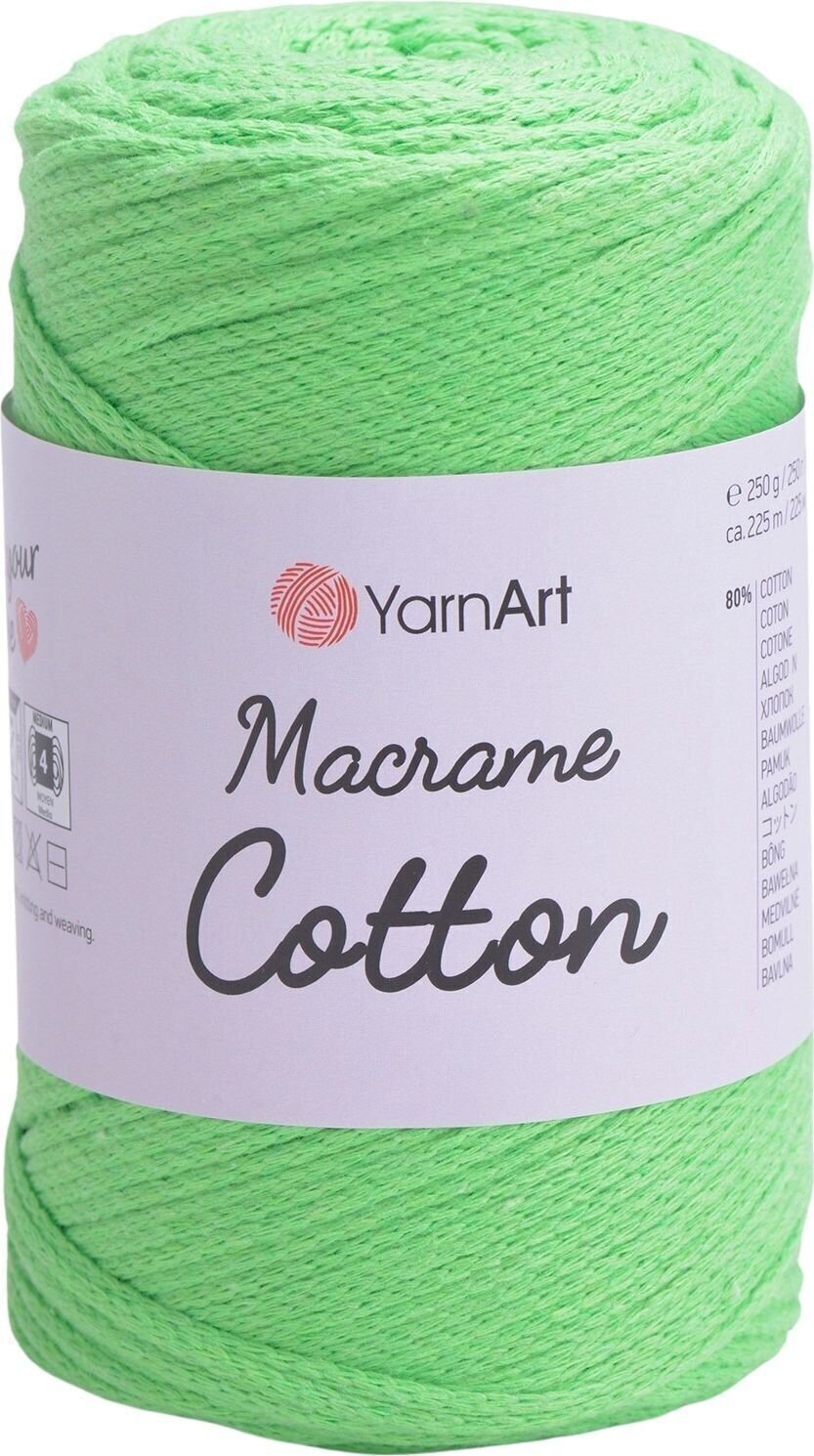 Șnur  Yarn Art Macrame Cotton 2 mm 225 m 802 Seafoam Șnur 