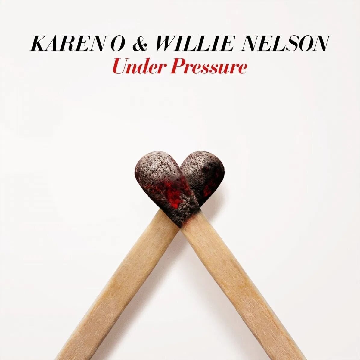 LP ploča Karen O & Willie Nelson - Under Pressure (RSD Edition) (White & Blue Coloured) (7" Vinyl)