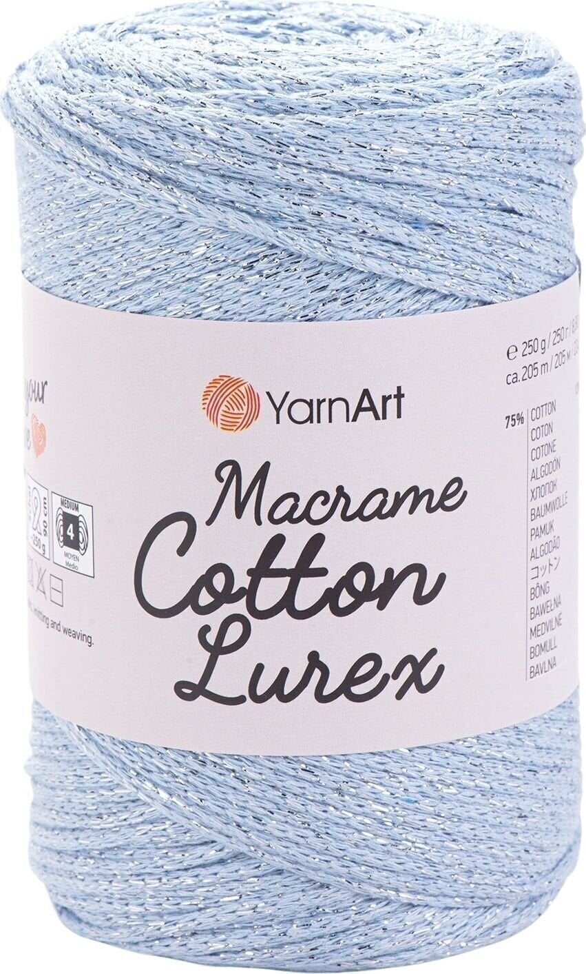 Konac Yarn Art Macrame Cotton Lurex 2 mm 205 m 729 Konac