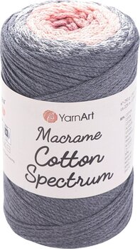 Špagát Yarn Art Macrame Cotton Spectrum 225 m 1306 Pink Grey Špagát - 1