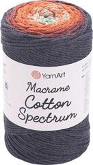 Touw Yarn Art Macrame Cotton Spectrum 225 m 1307 Terracotta Grey Touw