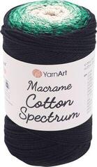 Kanap Yarn Art Macrame Cotton Spectrum 225 m 1315 Black Green Kanap