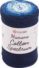 Corda  Yarn Art Macrame Cotton Spectrum 225 m 1316 Navy Blue Corda 
