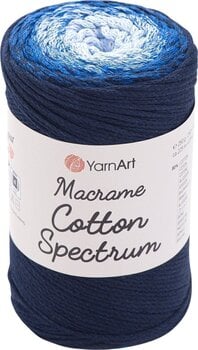 Corda  Yarn Art Macrame Cotton Spectrum 225 m 1316 Navy Blue Corda  - 1