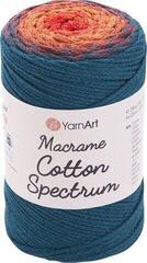 Konac Yarn Art Macrame Cotton Spectrum 225 m 1317 Orange Blue Konac