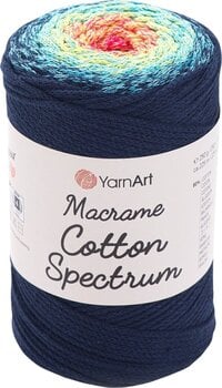 Kanap Yarn Art Macrame Cotton Spectrum 225 m 1318 Pink Blue Kanap - 1