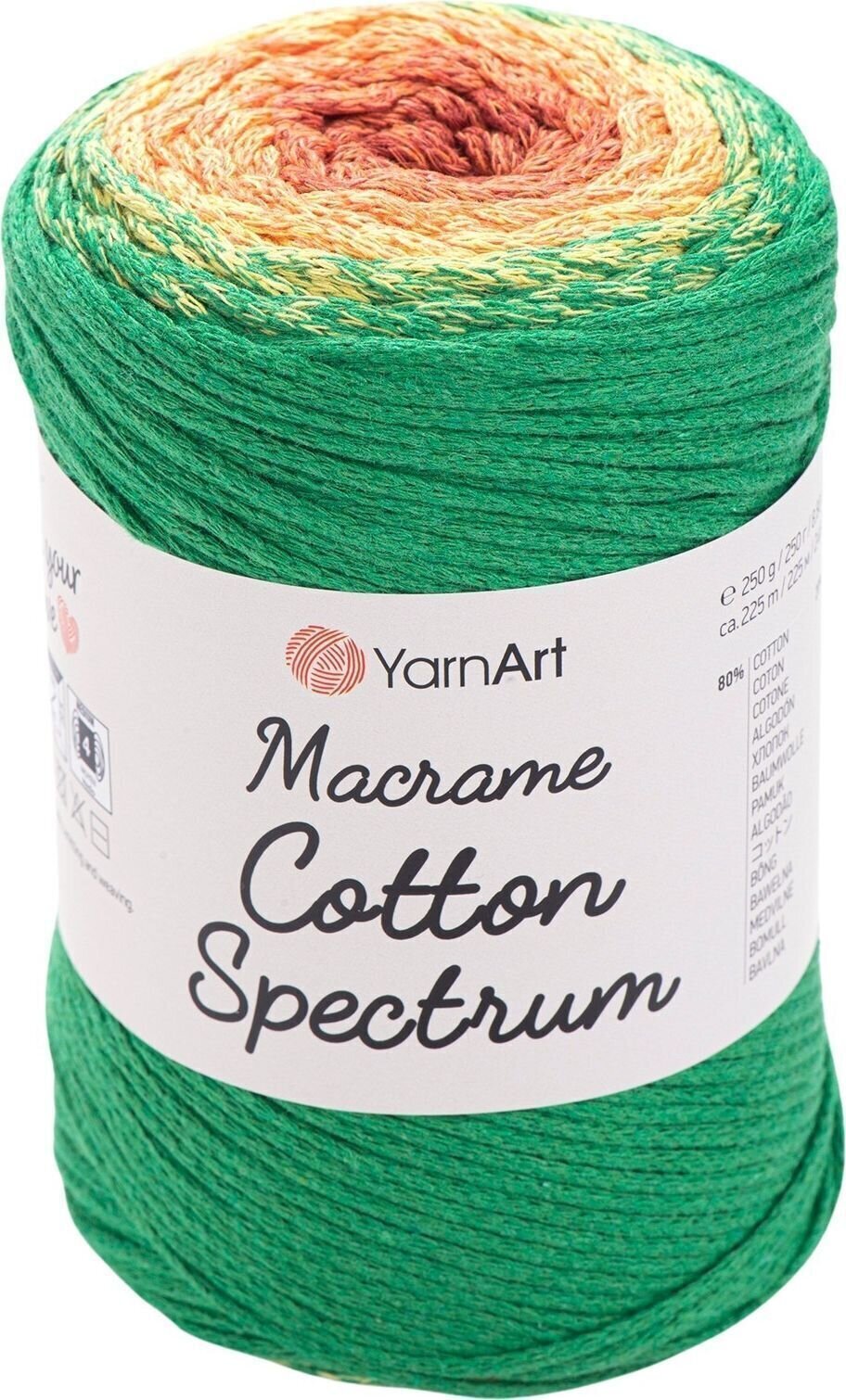 Touw Yarn Art Macrame Cotton Spectrum 225 m 1308 Touw