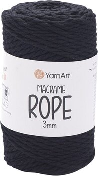 Konac Yarn Art Macrame Rope 3 mm 63 m 750 Black Konac - 1