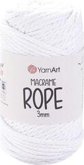 Sznurek Yarn Art Macrame Rope 3 mm 63 m 751 White Sznurek