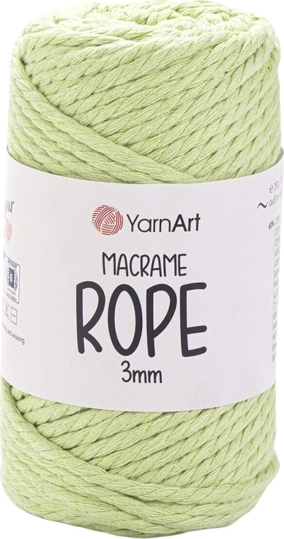 Kanap Yarn Art Macrame Rope 3 mm 63 m 755 Light Green Kanap