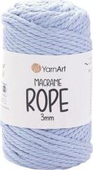 Šňůra  Yarn Art Macrame Rope 3 mm 63 m 760 Baby Blue Šňůra 