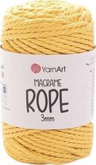 Cord Yarn Art Macrame Rope 3 mm 63 m 764 Yellow Cord