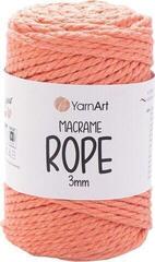 Cord Yarn Art Macrame Rope 3 mm 63 m 767 Coral Cord