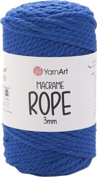 Cable Yarn Art Macrame Rope 3 mm 63 m 772 Royal Blue Cable - 1