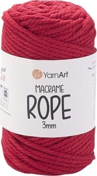 Kanap Yarn Art Macrame Rope 3 mm 63 m 773 Red Kanap - 1