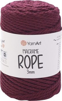 Мотузка Yarn Art Macrame Rope 3 мм 63 m 781 Dark Pink Мотузка - 1