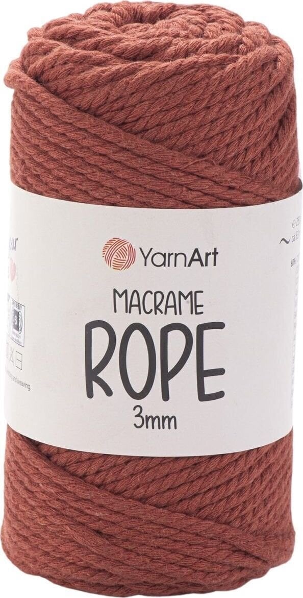 Vrvica Yarn Art Macrame Rope 3 mm 63 m 785 Light Red Vrvica