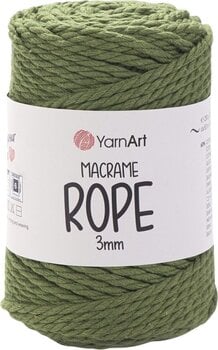 Schnur Yarn Art Macrame Rope 3 mm 63 m 787 Olive Green Schnur - 1