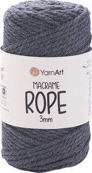 Schnur Yarn Art Macrame Rope 3 mm 3 mm 63 m 758 Anthracite Schnur - 1