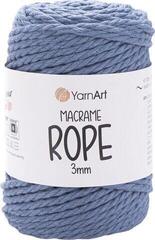 Cord Yarn Art Macrame Rope 3 mm 3 mm 63 m 761 Denim Blue Cord