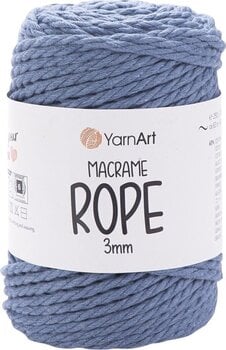 Șnur  Yarn Art Macrame Rope 3 mm 3 mm 63 m 761 Denim Blue Șnur  - 1