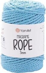 Cord Yarn Art Macrame Rope 3 mm 3 mm 63 m 763 Blue Cord